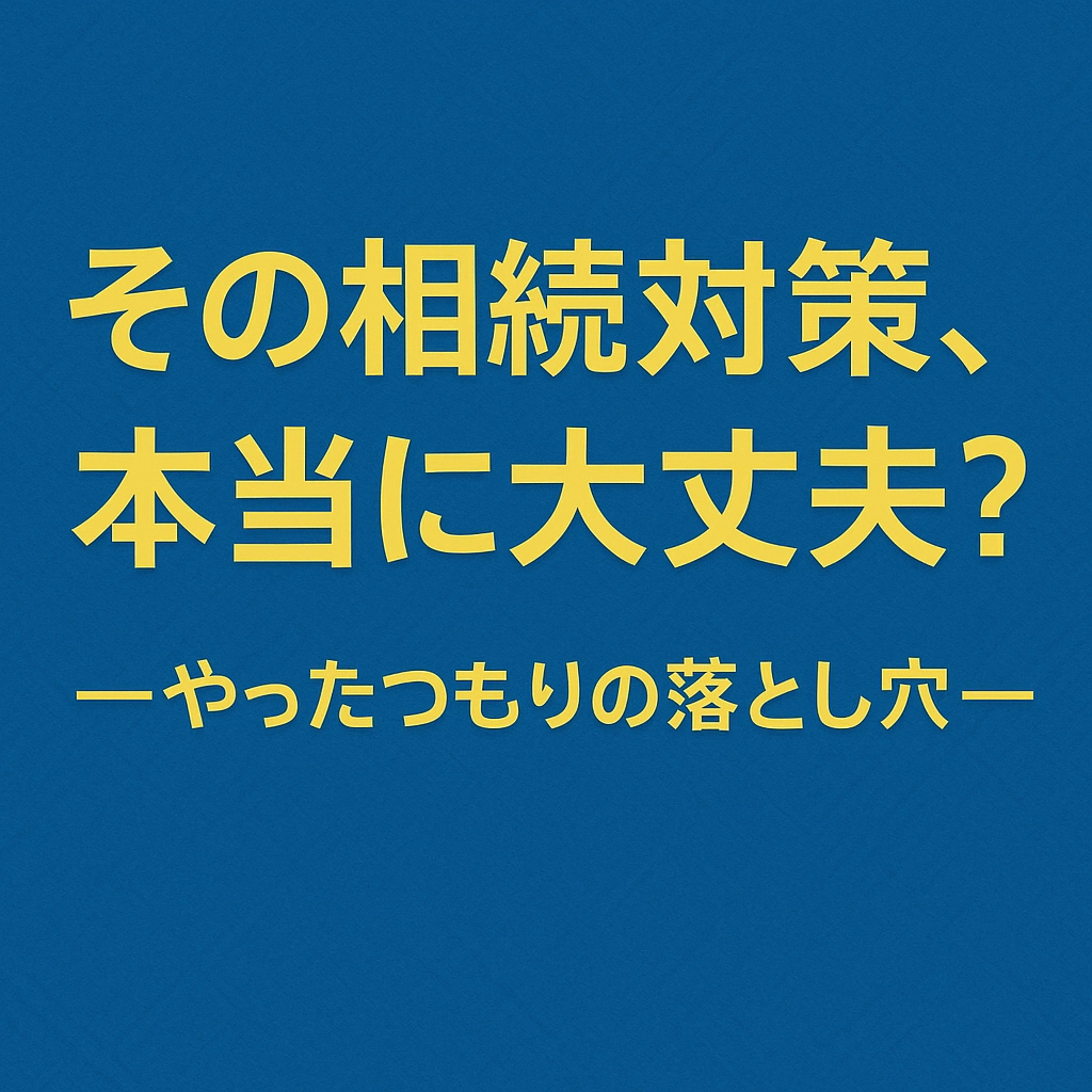 【第5回】家族信託の誤解──“信頼できる人に任せれば安心”ではない